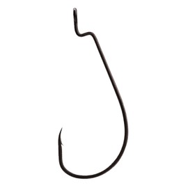 BKK Worm Hooks for Rubber Jigs & Creature Baits Muse Hooks, Size/Package Contents:Size 3/0 - Pack of 8