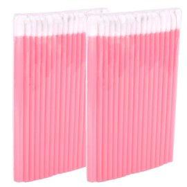 Microfibre Cleaning Sticks for Eyelash Extension Lip Brush Lip Brush Lint Free Pink Pack of 50 - 500 (100)