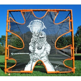 CRANKSHOOTER Shot Trainer, Hi-Impact Lacrosse Shooting Practice Target, Triple Stitching and Easy Installation, Accuracy Training Equipment