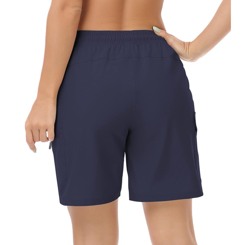 GymBrave Women's Hiking Shorts Quick Dry Lightweight Cargo Shorts for