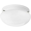 Progress Lighting P3408-30 1-Light Close-To-Ceiling Fixture, White