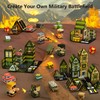 100PCS Magnetic Tiles Army Men, Military Magnetic Building Blocks with