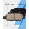 funire Rear Brake Kit, Brake Rotors and Ceramic Brake Pads