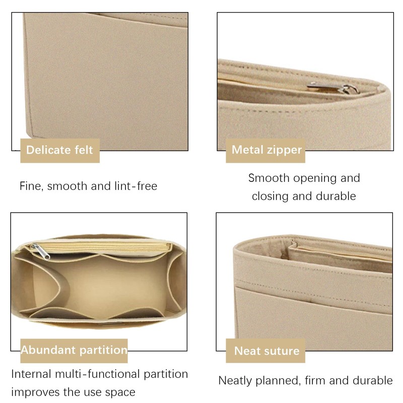 Lckaey Bag organizer insert for le pliage backpack Felt insert