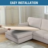 H.VERSAILTEX Sectional Couch Covers 1 Piece Chaise Slipcover L Shape