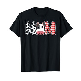 Cow Mom or Dad Birthday Farm Birthday Party T-Shirt