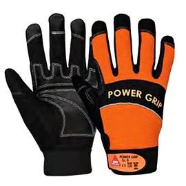 Hase Safety Power Grip Gloves Black/Orange Size 9 0223 5209