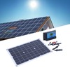 Solar Battery Charging Panel 50W Monocrystalline DC 18V Portable Solar