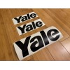 Yale Forklift Decals Stickers (SET OF 3) (8” & 12”)