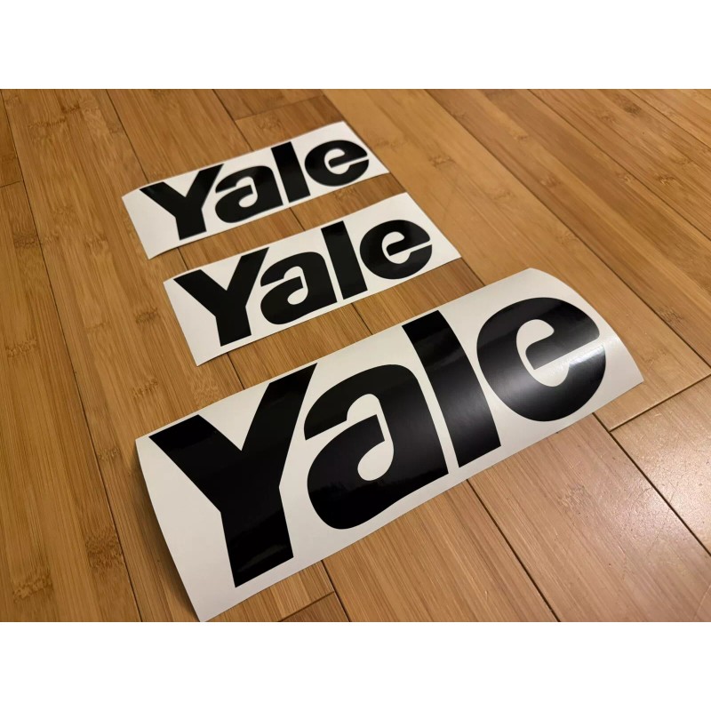 Yale Forklift Decals Stickers (SET OF 3) (8” & 12”)