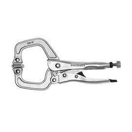 Teng Tools 6 Inch C Clamp Power Grip Pliers With Swivel Pads & Non Pinch Release Lever 406-6SP