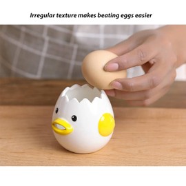 Cartoon Egg Separator, Ceramic Cute Egg Yolk Separator, Mini Egg White and Yolk Filter, Kitchen Gadget Baking aid