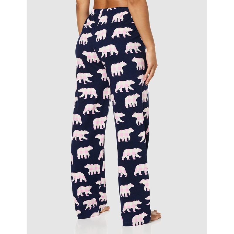 Little Blue House by Hatley Women's Pajama Pants, Pink Plaid