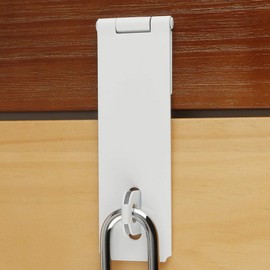 Alise Door Hasp Locks Latch,6 Inch SUS 304 Stainless Steel Packlock Clasp Hasp Lock Latch,Hinge Lock Padlock with Screws for Doors, White Finish 1 Pack