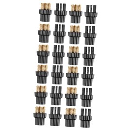 24 Pcs Washing Machine Brush Head Brass Mop Brush Head Pressure Washer Brush Steam Cleaner Mop Brush Cleaner Parts Household Cleaning Supplies Steam Mop Brush Accessories Mop Parts