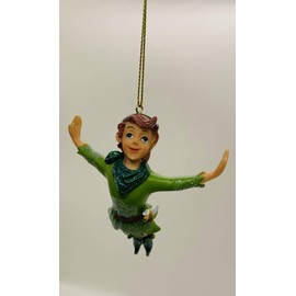 Gisela Graham Resin Peter Pan Flying Figurine 11 Centimeter Festive Decoration