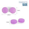 SimautHawk 2 Pack Contact Lens Cases, Lens Holder Box Soak