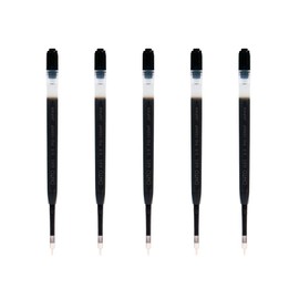 Ohto Flash Dry Gel Pen Refills, 0.5mm, Black (PG-105NP), Pack of 5
