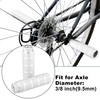 X AUTOHAUX Pack of 4 Rear Foot Pegs for BMX