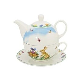 Teapot Set "Frohe Ostern" [German Language]