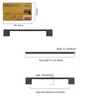 Amerdeco 10 Pack Oil Rubbed Bronze Cabinet Pulls 5 Inch(128MM)