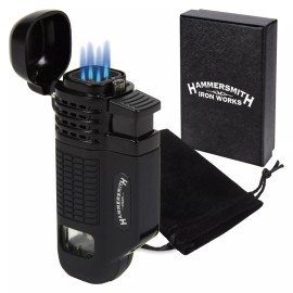 Hammersmith Work Horse Quad-Flame Torch Lighter- Black