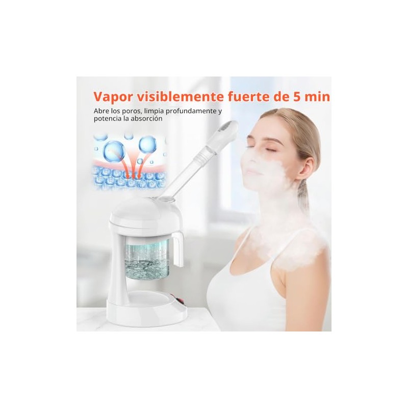 TASALON - Vaporizador facial de ozono para limpieza profunda facial