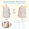 mommore Diaper Bag Backpack, Large Diaper Bag Expandable for 2