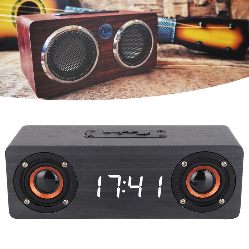 Bluetooth Speaker Multifunctional Hands Free Call Radio Alarm Clock Speaker
