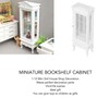 1:12 Doll House Miniature Cabinet Wooden Simulation White Arc Roof