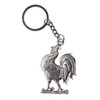 Hastings Pewter Company Lead Free Pewter Rooster Keychain Made in