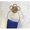 Mass Trading Towel Hanger Towel Bar Ring Iron Antique Gold