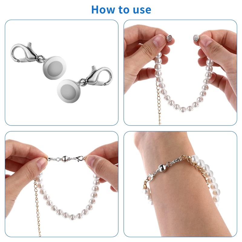 YaLiyA 20 Pieces Jewelry Buckles Lobster Clasp Clasps for Necklaces