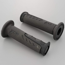 Daytona 98085 PROGRIP Motorcycle Grip Handle Diameter 0.8 inch (22.2 mm) 4.7 inches (120 mm) Anti-Vibration Gel End Non-Penetrating 725 Type Black/Black