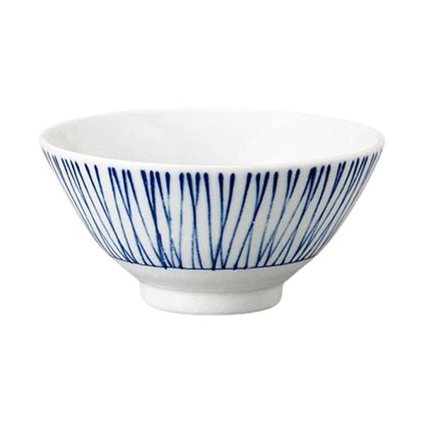 Yamashita Kogei 753904022 Sensuji Tokusa Rice Bowl, 4.7 x 2.3 inches (12 x 5.8 cm), Blue