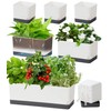 Vugosson Self Watering Planters Pots for Indoor Plants, 7 Pack