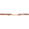 Martin Saddlery Brass Ball Curb Strap