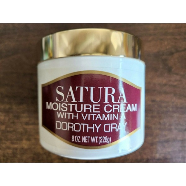 SATURA MOISTURE CREAM WITH VITAMIN A DOROTY GRAY 8 OZ