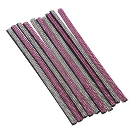 BYOBYO 20 PCS Car Air Vent Outlet Trim, Rhinestone Air Conditioner Decoration Strip, 2 Color Bendable Car Air Outlet Trim Strip Car Interior Accessories