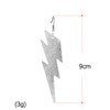 Punk Exaggerated Lightweight Lightning Thunder Weather Bolt Dangle Hanging Earrings