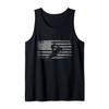 American Flag Snowmobile Apparel - Snowmobile Tank Top