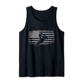 American Flag Snowmobile Apparel - Snowmobile Tank Top