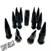 BFE Spiked Lug Nuts 20pc 12mmx1.5 Acorn Cone Black Polaris