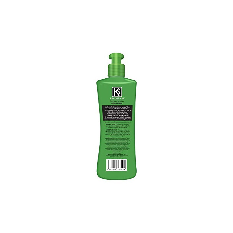 Kerashine Crema Para Peinar Cero Sponge 270 ml