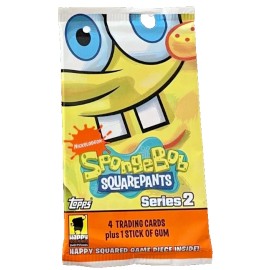2009 Topps SpongeBob SquarePants Series 2 Trading Cards Sealed Pack RARE