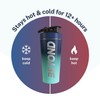 Beyond Shakers Insulated Metal Protein Shaker, Stainless Steel Supplement Bottle