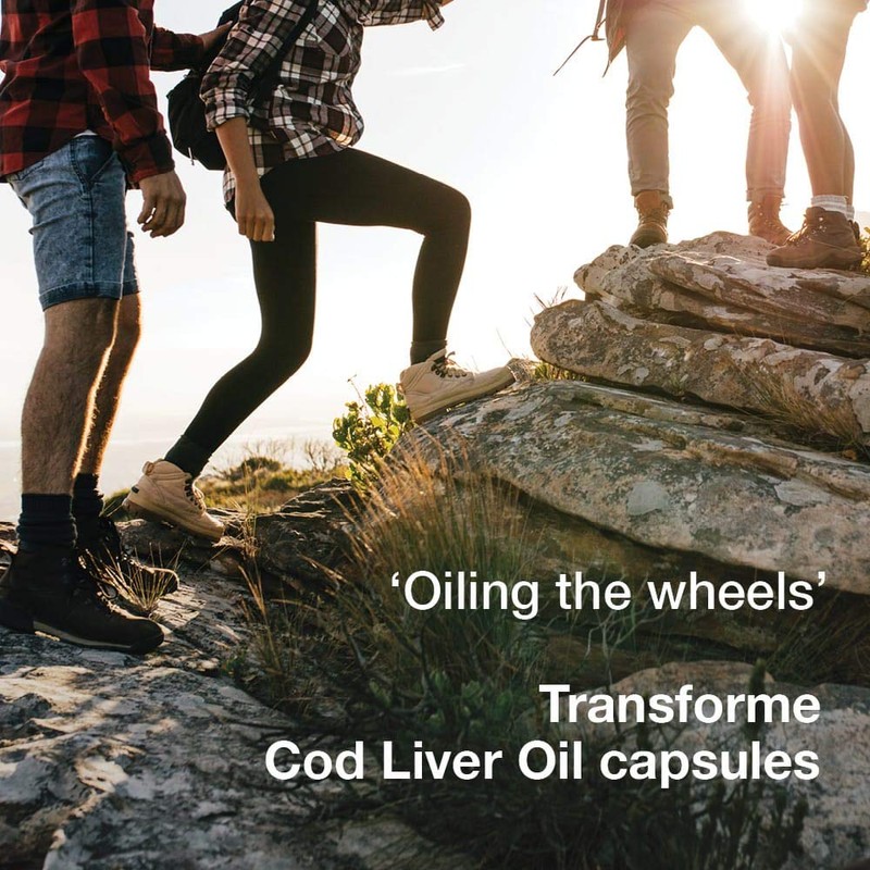 Transforme Cod Liver Oil Capsules 1000mg 365 High Strength Omega
