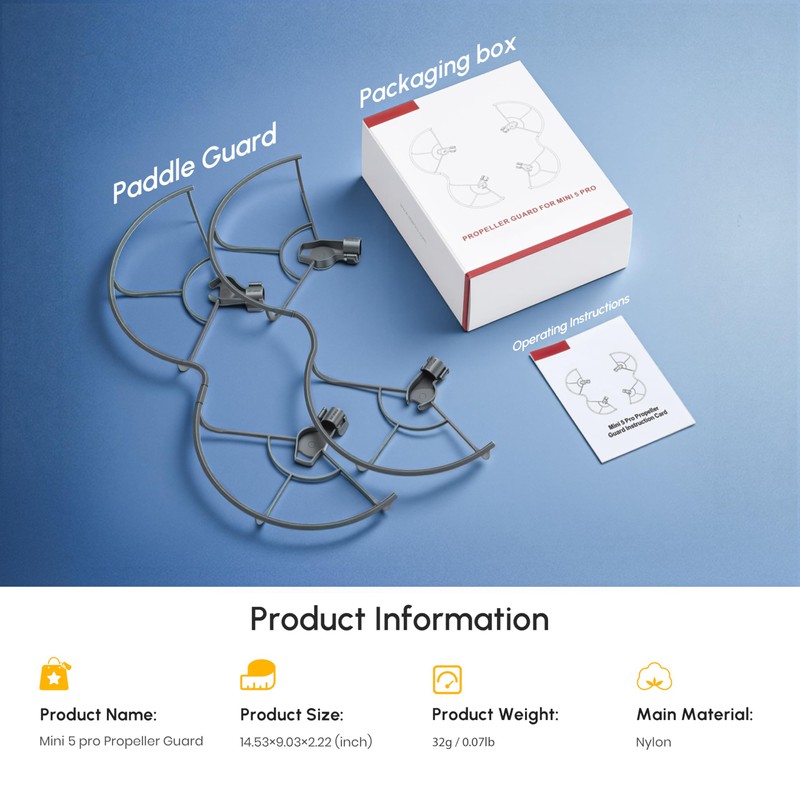 STARTRC Propeller Guard for DJI Mini 5 Pro Accessories,Quick Release