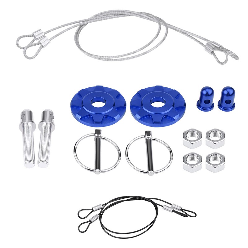 CNC Aluminum Alloy Car Racing Hood Pin Lock Appearance Kit