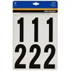 Hillman 842274 3" Peel-Off Black & White Vinyl Numbers Pack,